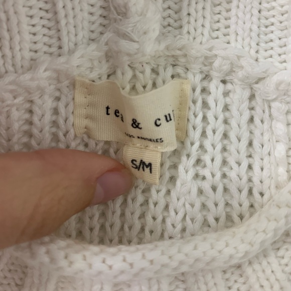 NWOT White Knit Dress S/M - Picture 5 of 5